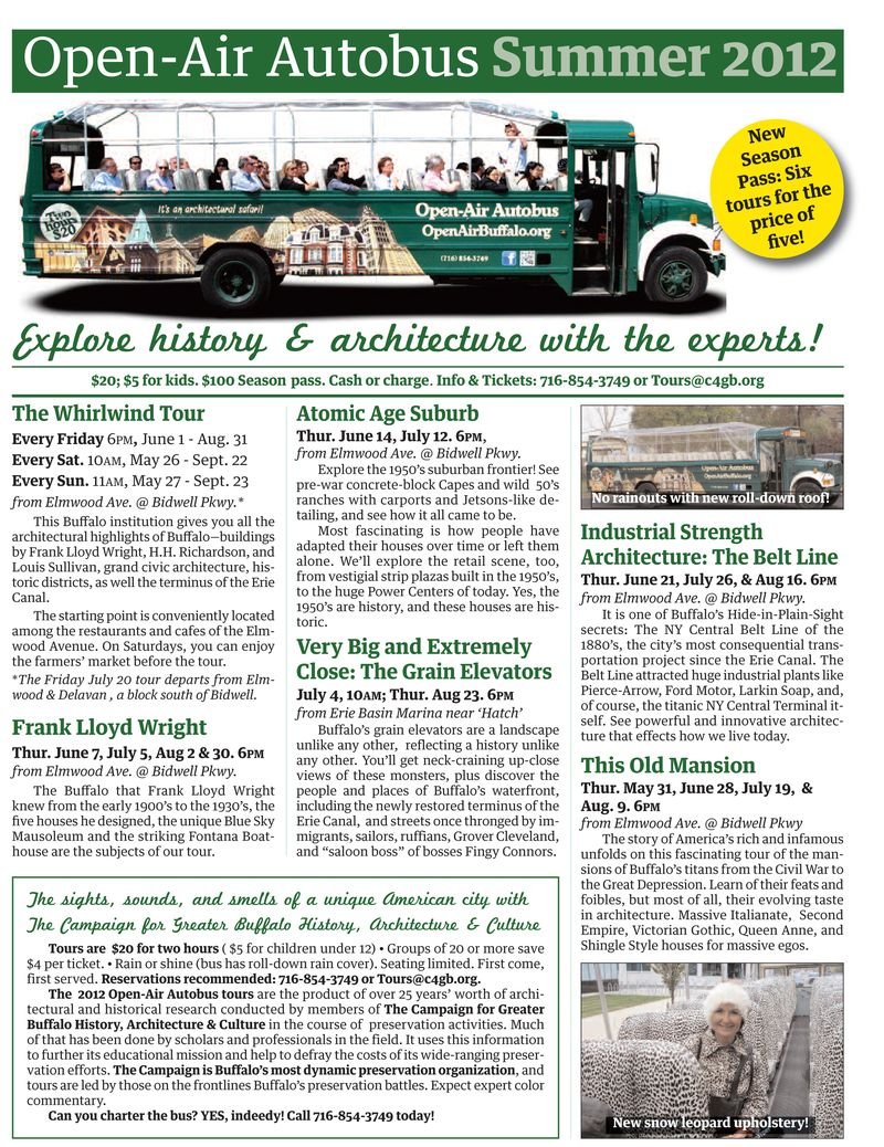 2012 Autobus Tours 2012 Autobus Tours
